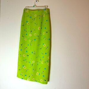 Green Coco Club full length skirt